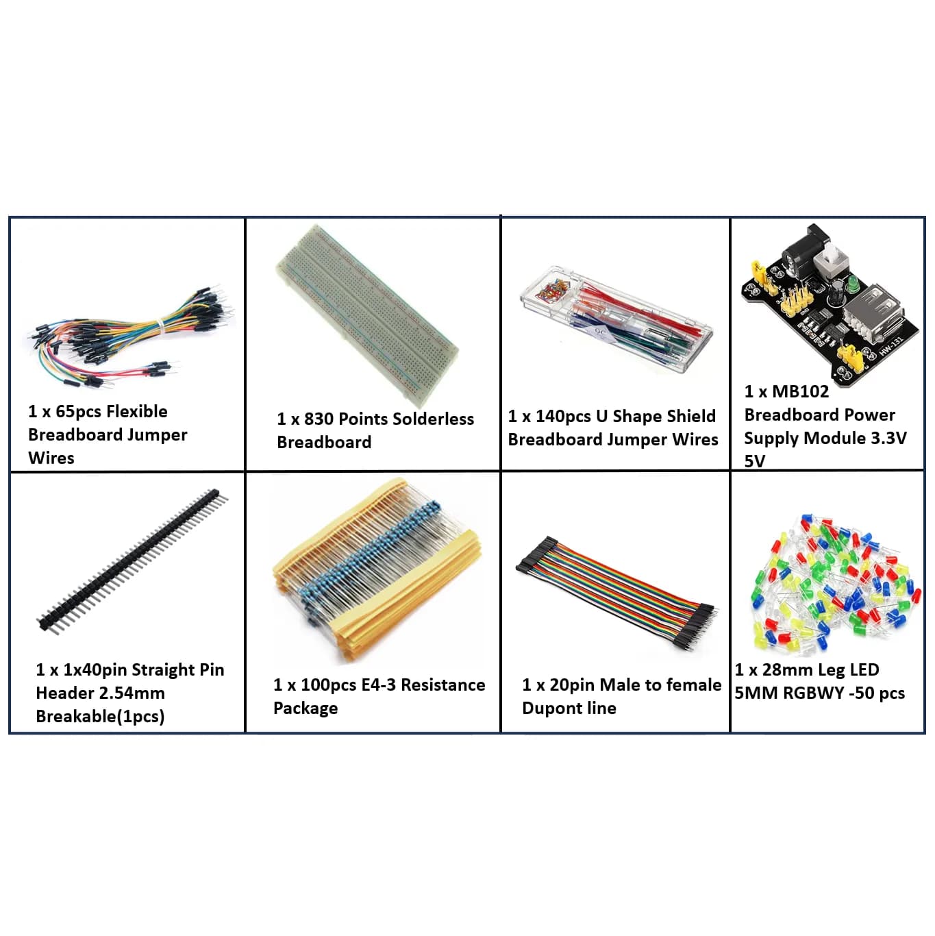 ORANGE Electronic Component Kit - Gallery Image 1