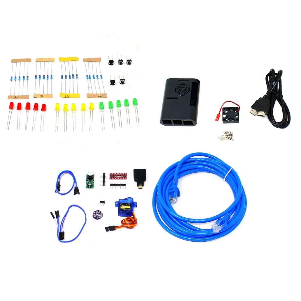 Orange Raspberry pi 4 Beginner Kit - Gallery Image 4