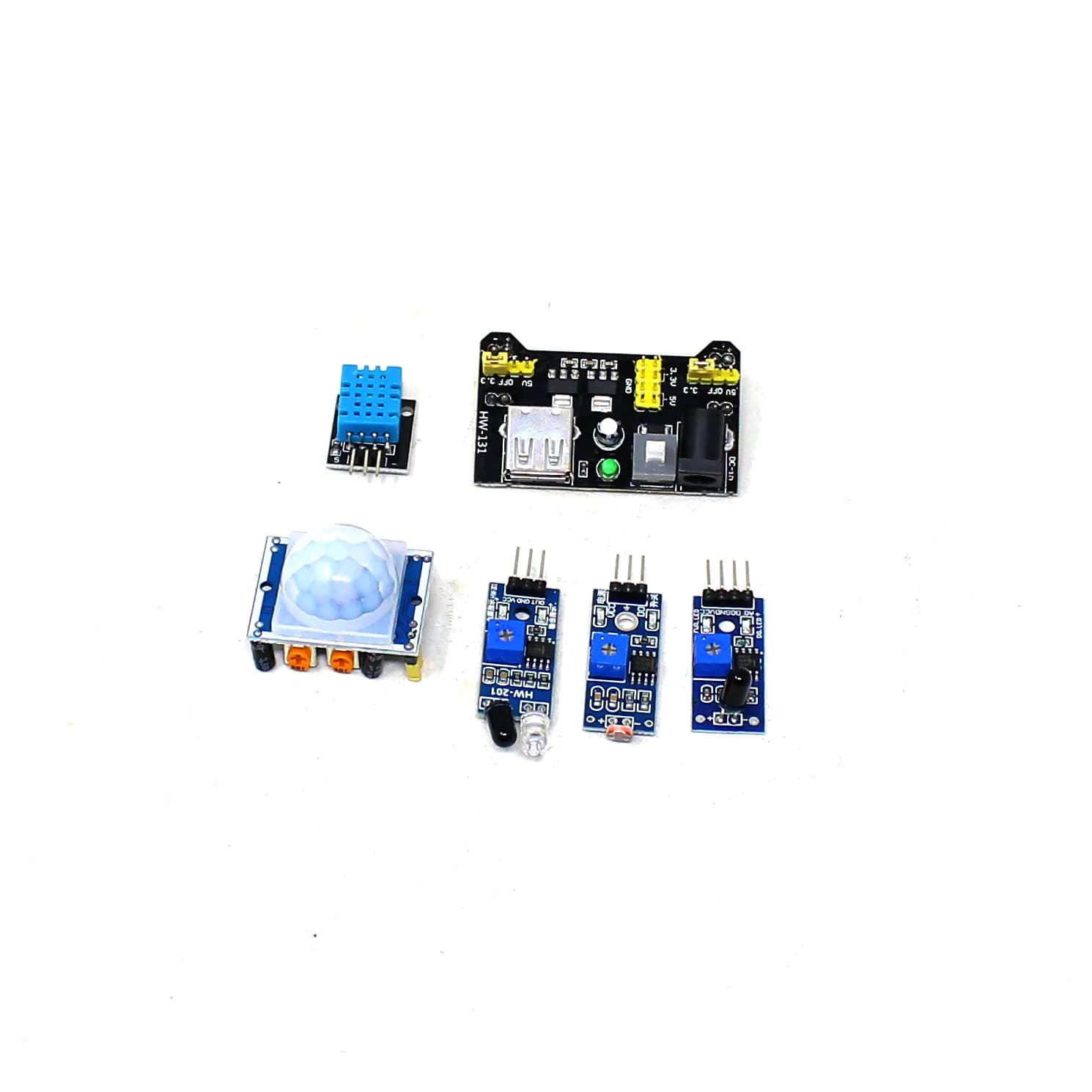 Orange Raspberry pi 4 Beginner Kit - Gallery Image 1