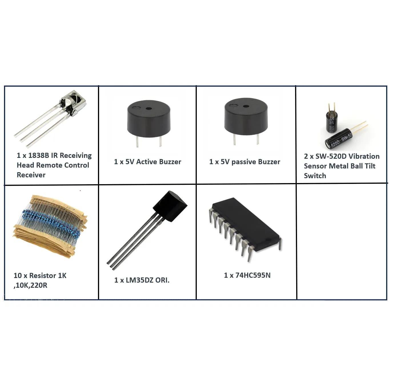 ORANGE Starter Kit For Arduino Uno - Gallery Image 3