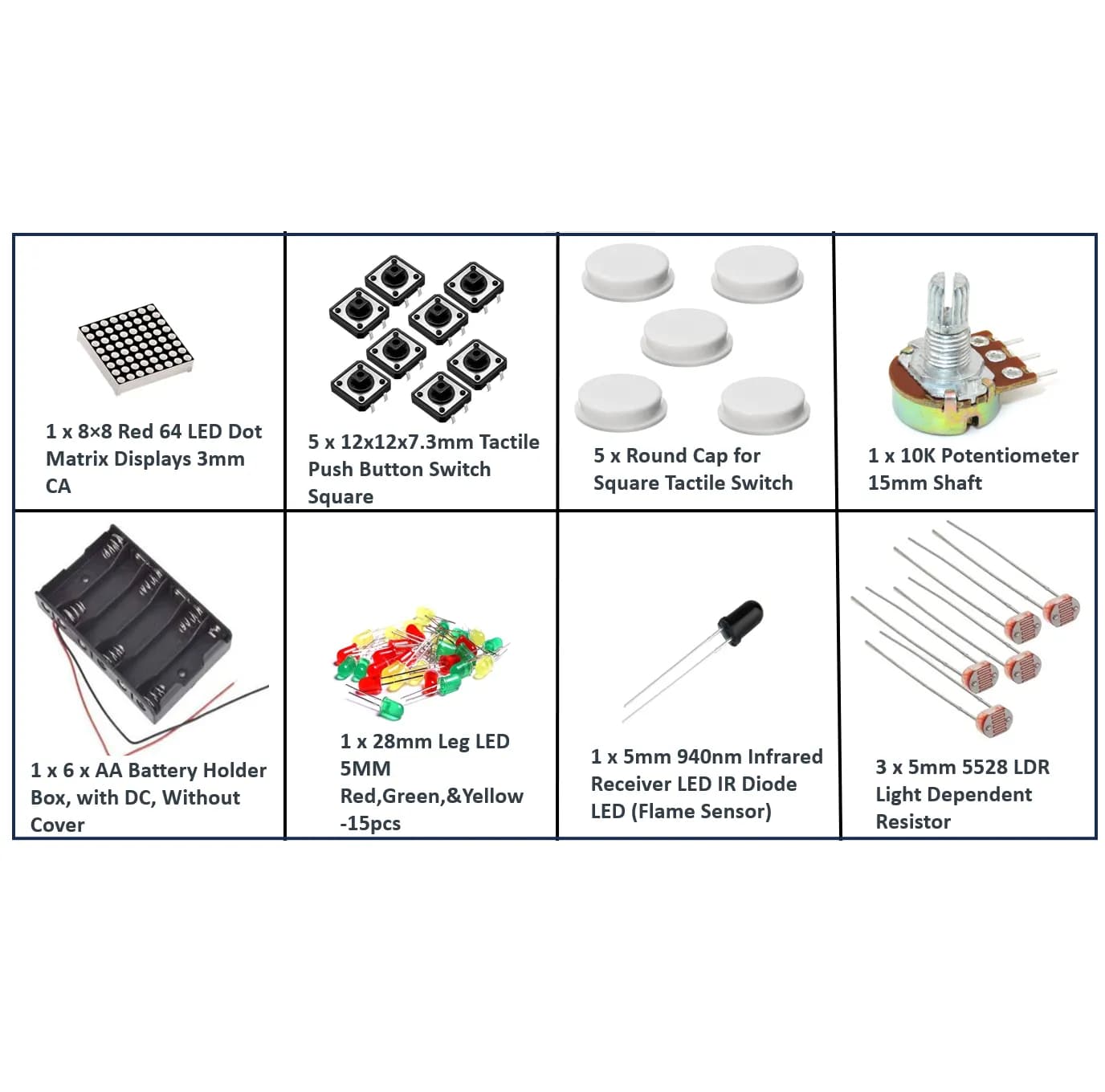 ORANGE Starter Kit For Arduino Uno - Gallery Image 2