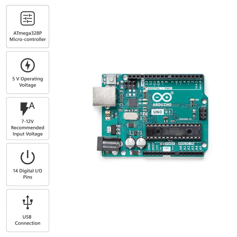 Original Arduino Uno Rev3 A000066 - Gallery Image 3