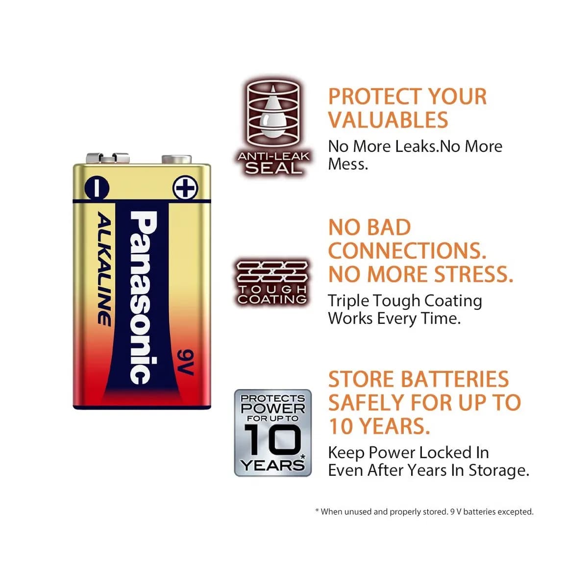 Panasonic Alkaline 9V Battery - Gallery Image 5
