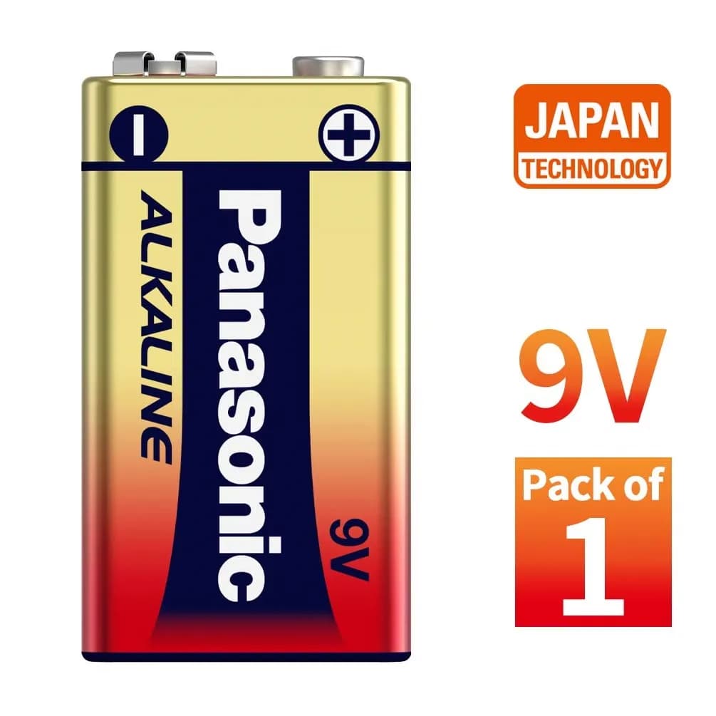 Panasonic Alkaline 9V Battery - Gallery Image 1