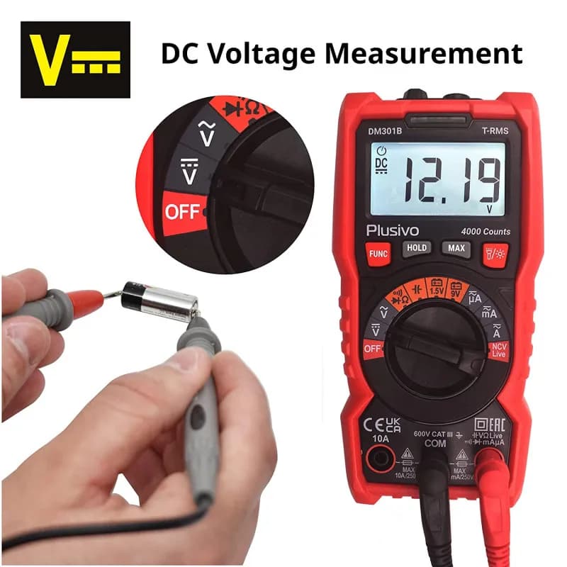 Plusivo Digital Multimeter DM301B - Gallery Image 2