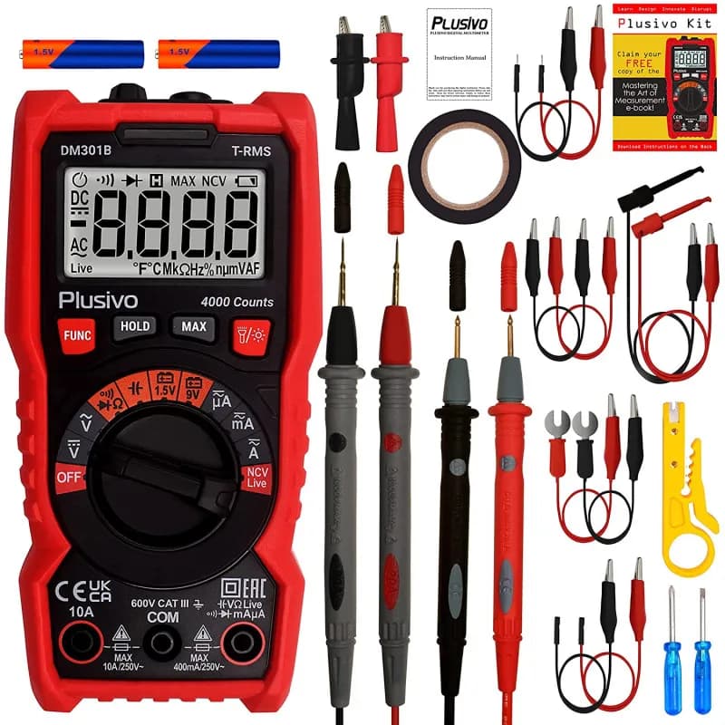 Plusivo Digital Multimeter DM301B - Gallery Image 6