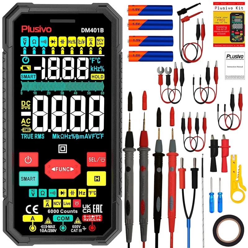 Plusivo Digital Multimeter DM401B - Gallery Image 3