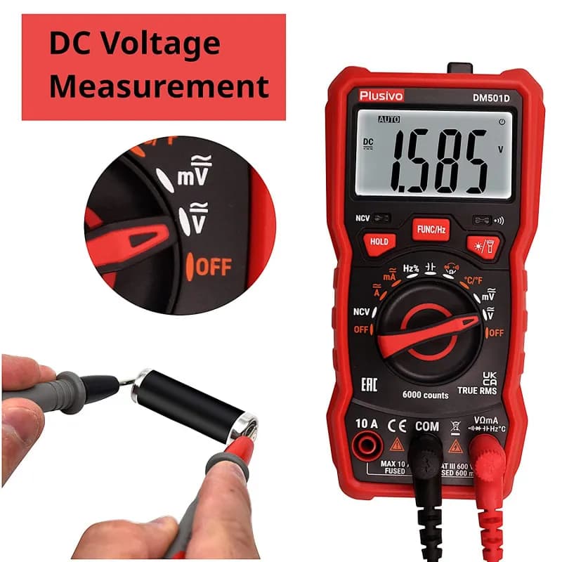 Plusivo Digital Multimeter DM501D - Gallery Image 3