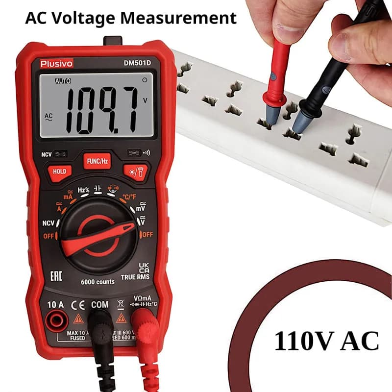Plusivo Digital Multimeter DM501D - Gallery Image 4