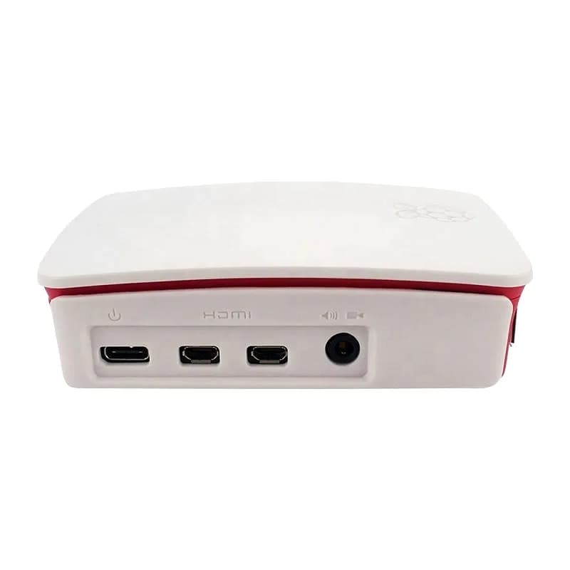 Raspberry Pi 4 Case-Red-White - Gallery Image 2