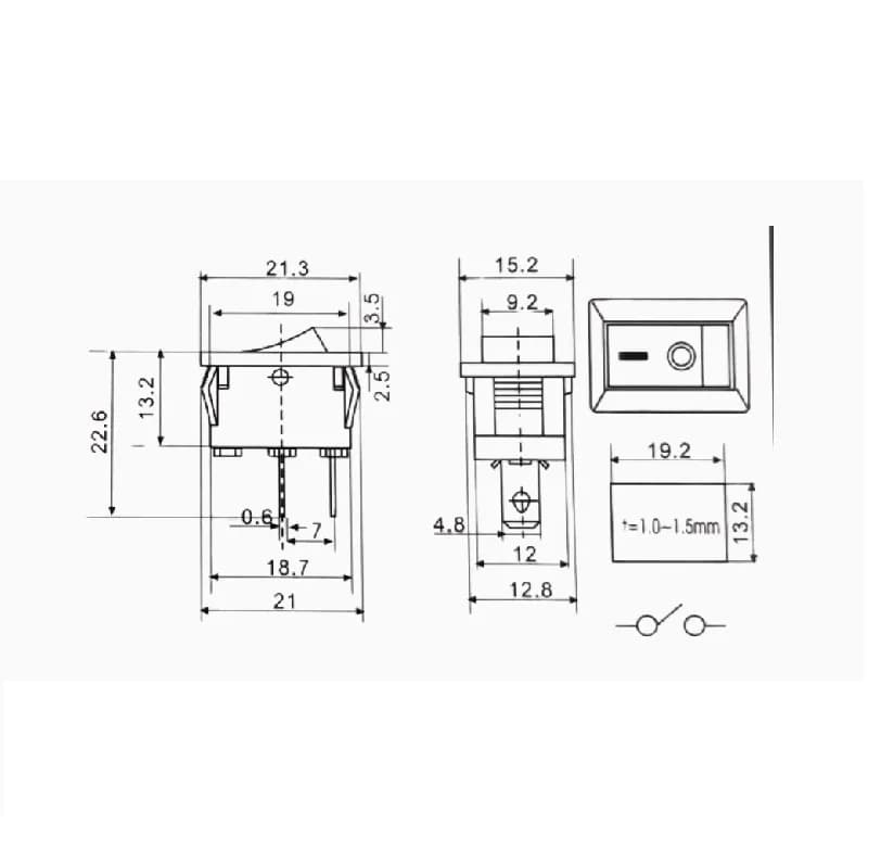 Rocker Switch-KDC-06 - Gallery Image 1