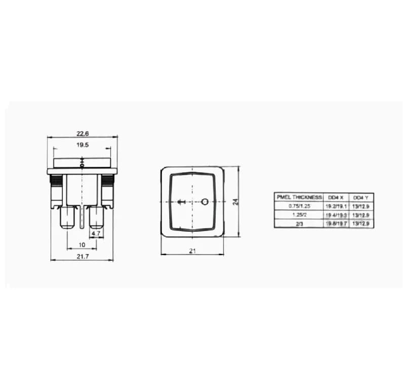 Rocker Switch-KDC-09 - Gallery Image 1