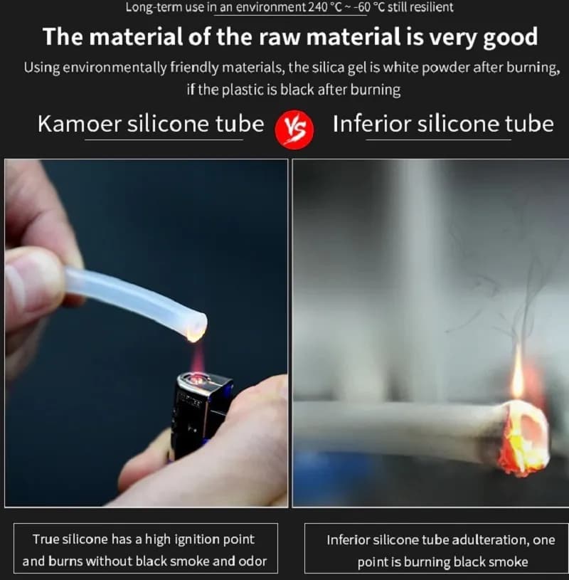 Silicone tube 11.1*7.9mm (100 cm) - Gallery Image 4