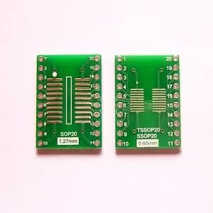 SOIC/SSOP TO DIP 20 PIN Adapter-2pcs - Gallery Image 2