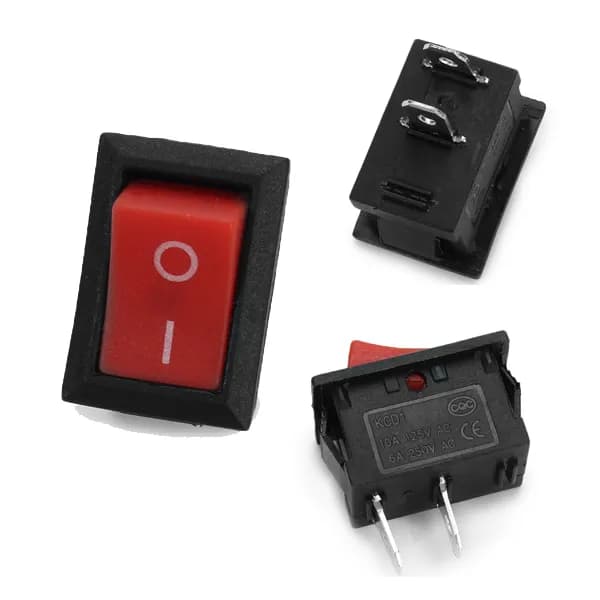SPST Rocker Switch (Pack of 3) - Gallery Image 1