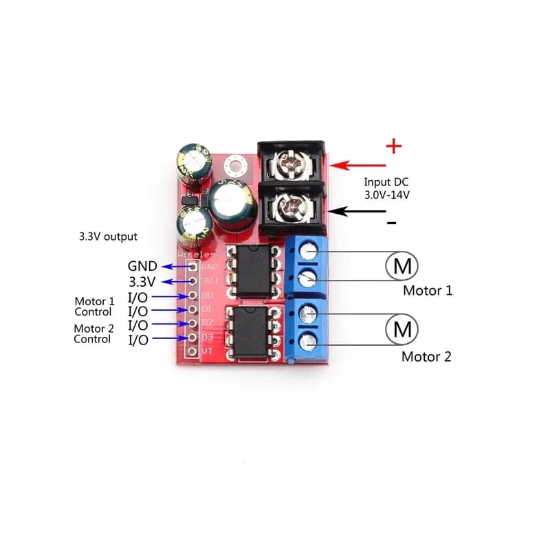 TA6586 Based Motor Driver Module - Gallery Image 2