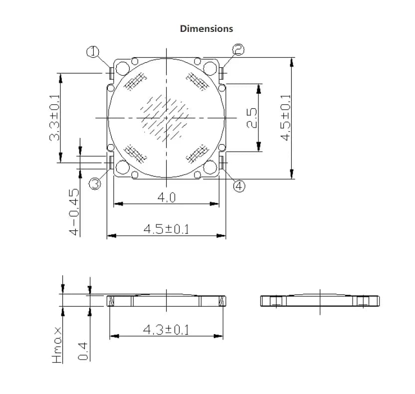 Tact Switch-TVCU06-4.5X4.5mm - Gallery Image 3