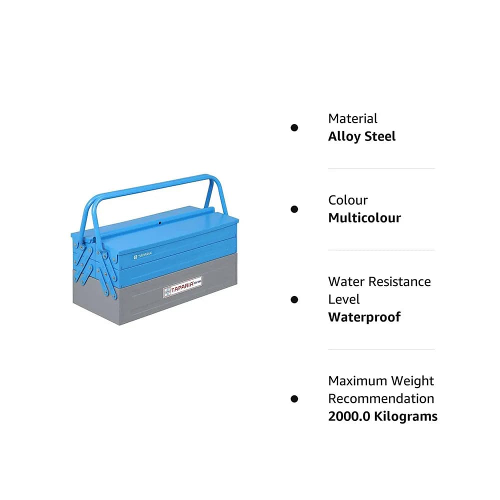 Taparia CTB 1805 Steel Tool Box - Gallery Image 1