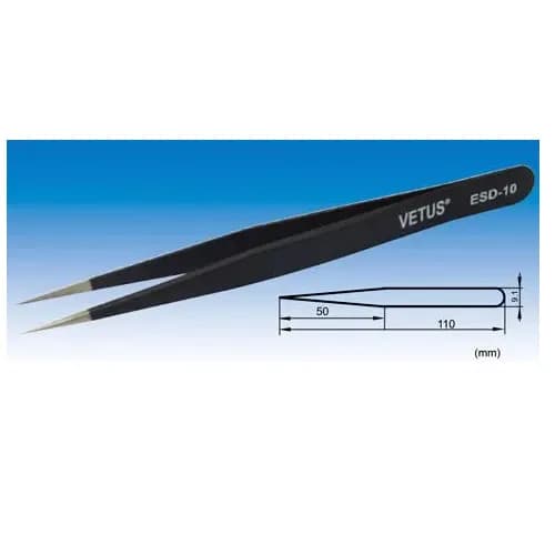 Vetus ESD-10 Anti-Static Tweezer - Gallery Image 3