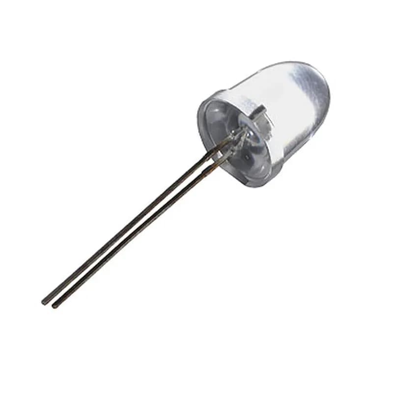 10mm DIP LED White – 10 Pcs.