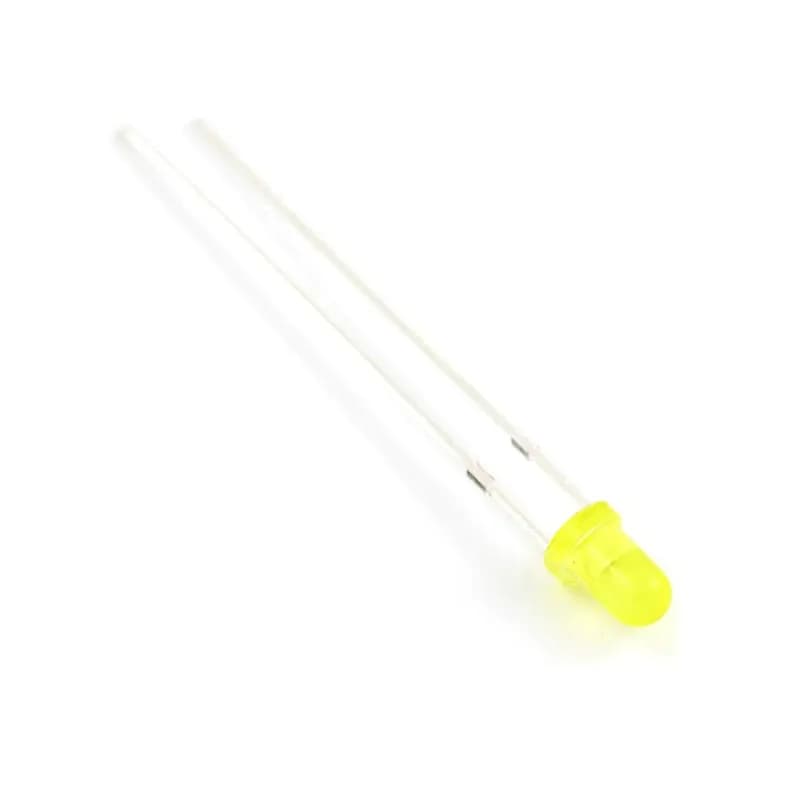 3 mm DIP Led Yellow- 50 Pcs.