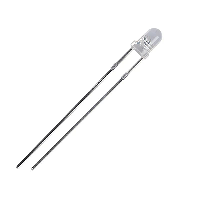3mm DIP Led White – 50 Pcs
