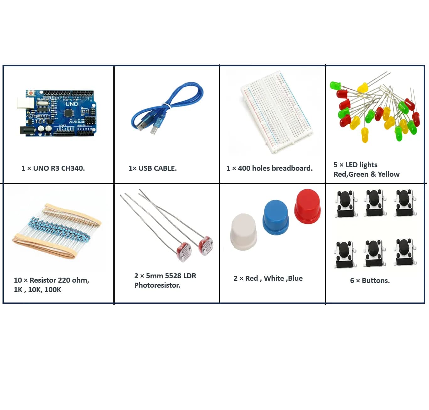 Uno Learning kit for Arduino
